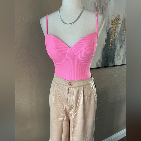 Barbie pink bralette bodysuit - Picture 6 of 14